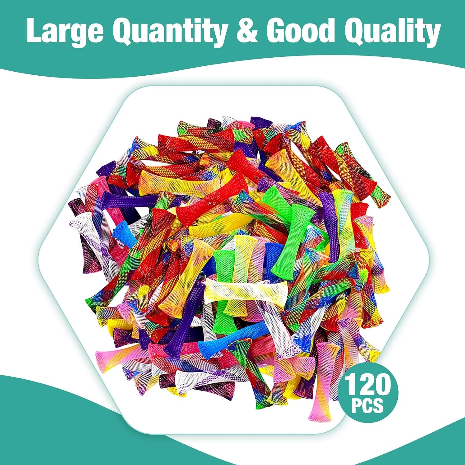 120 PCS Fidget Toys Marble Mesh Fidget Toys Bulk, Stress Relief Sensory Colorful Fidget Toy Set for Adults with ADHD ADD OCD Autism for Anti-Anxiety Enhance Focus