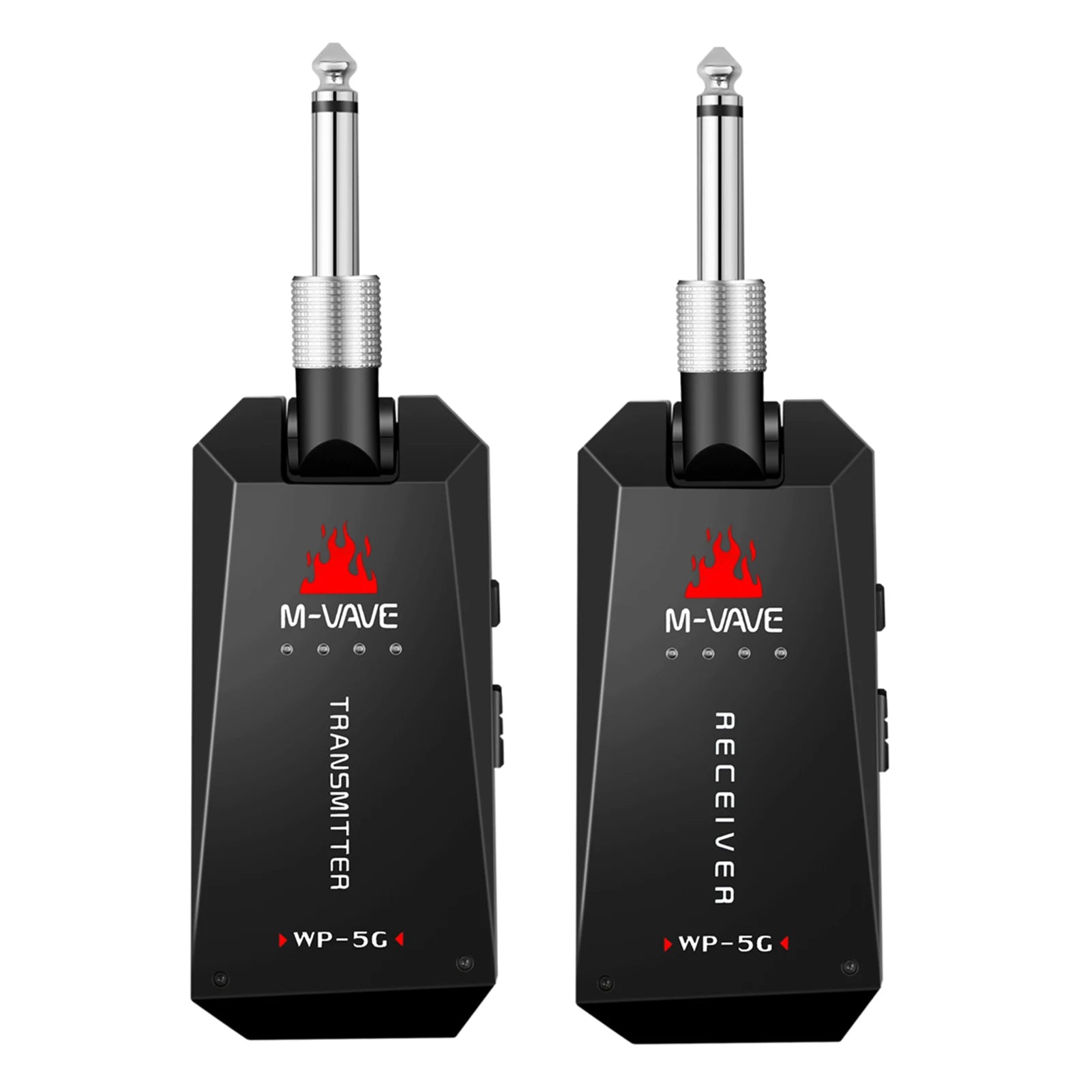 WP-5G 5.8G Wireless Guitar System Rechargeable Audio Transmitter Receiver Guitar Amplifier Guitar Accessory Type-C Cable
