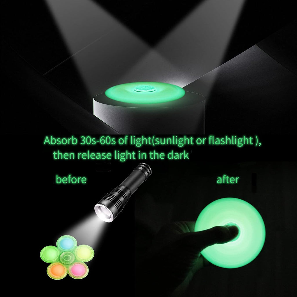 Glow in the Dark Fidget Toy, Goodie Bag Stuffers, Fidget Spinner for Stress Relief, Halloween for Kids, Sensory Fidget Toy for Kids, Fidget Packs for Fidget Party Favors
