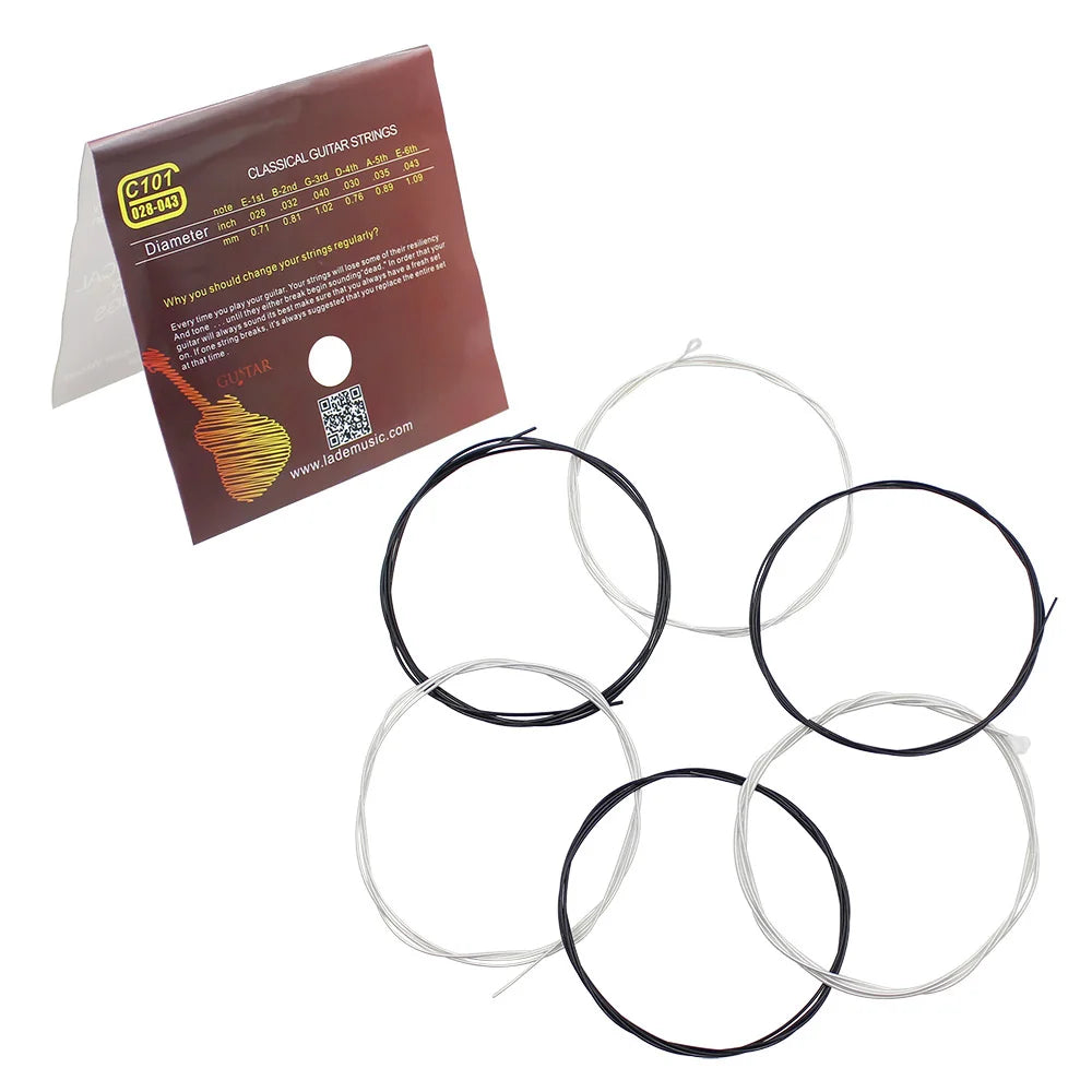 6 Pcs Classic Guitar Strings Nylon Guitar Strings Classic Guitar Rope Guitar Instrument Accessories