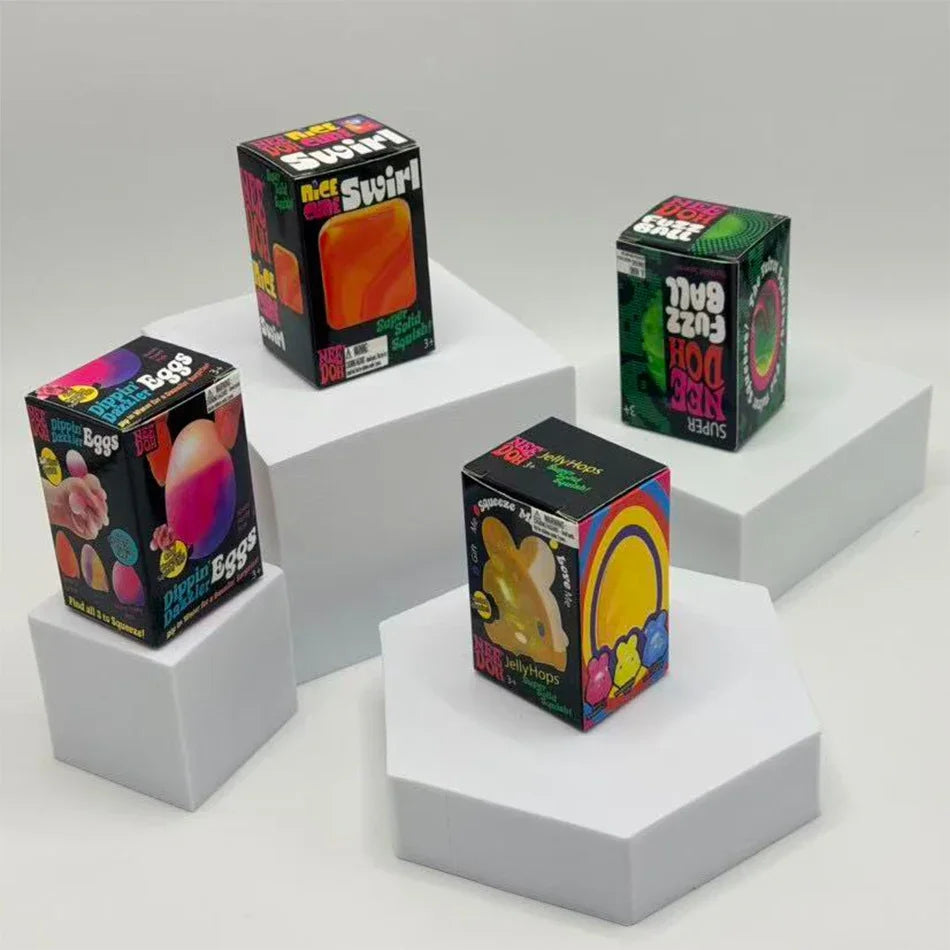 2026 New Nee-Doh Golden Egg Treasure Hunt Blind Box Needoh Fidget Toys Surprises Anti-Stress Sensory Squeeze Party Toy Gifts