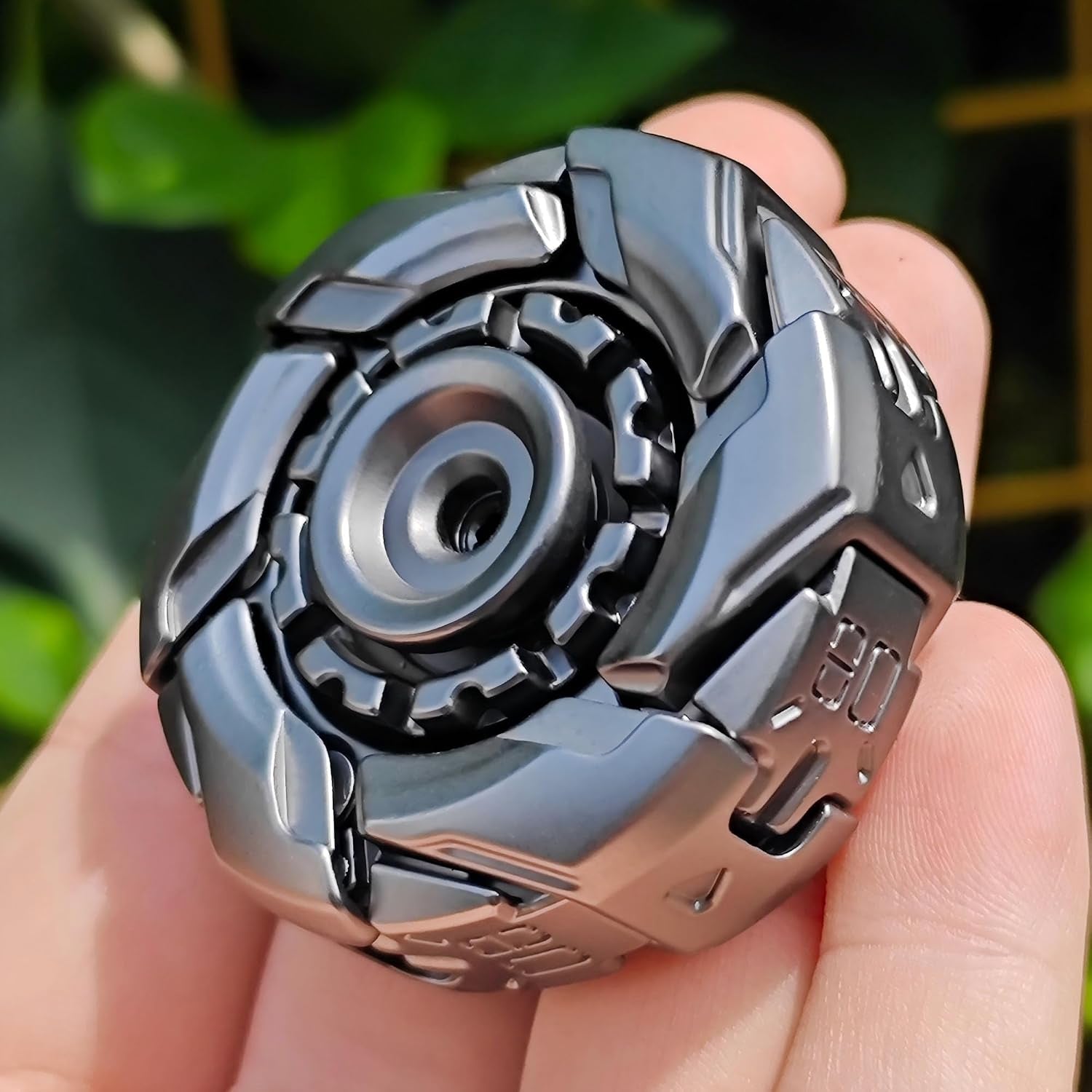 EDC Fidget Sliders Open Armor Spinning Topfidget Toys Stress Relief for Adults Magnetic Metal