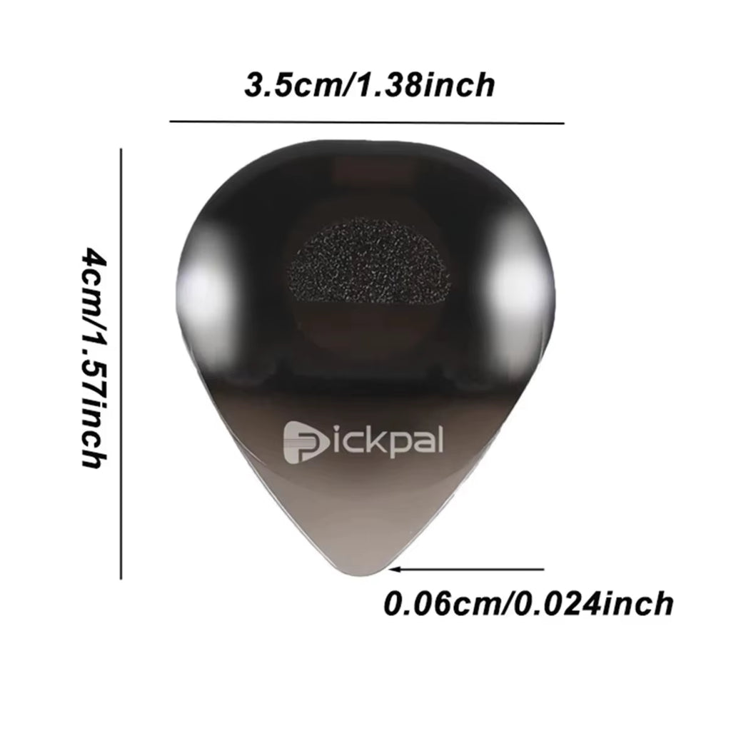 LED Luminous Guitar Pick - ABS Electric Guitar Picks with Three-Color Light Options (White/Green/Purple)