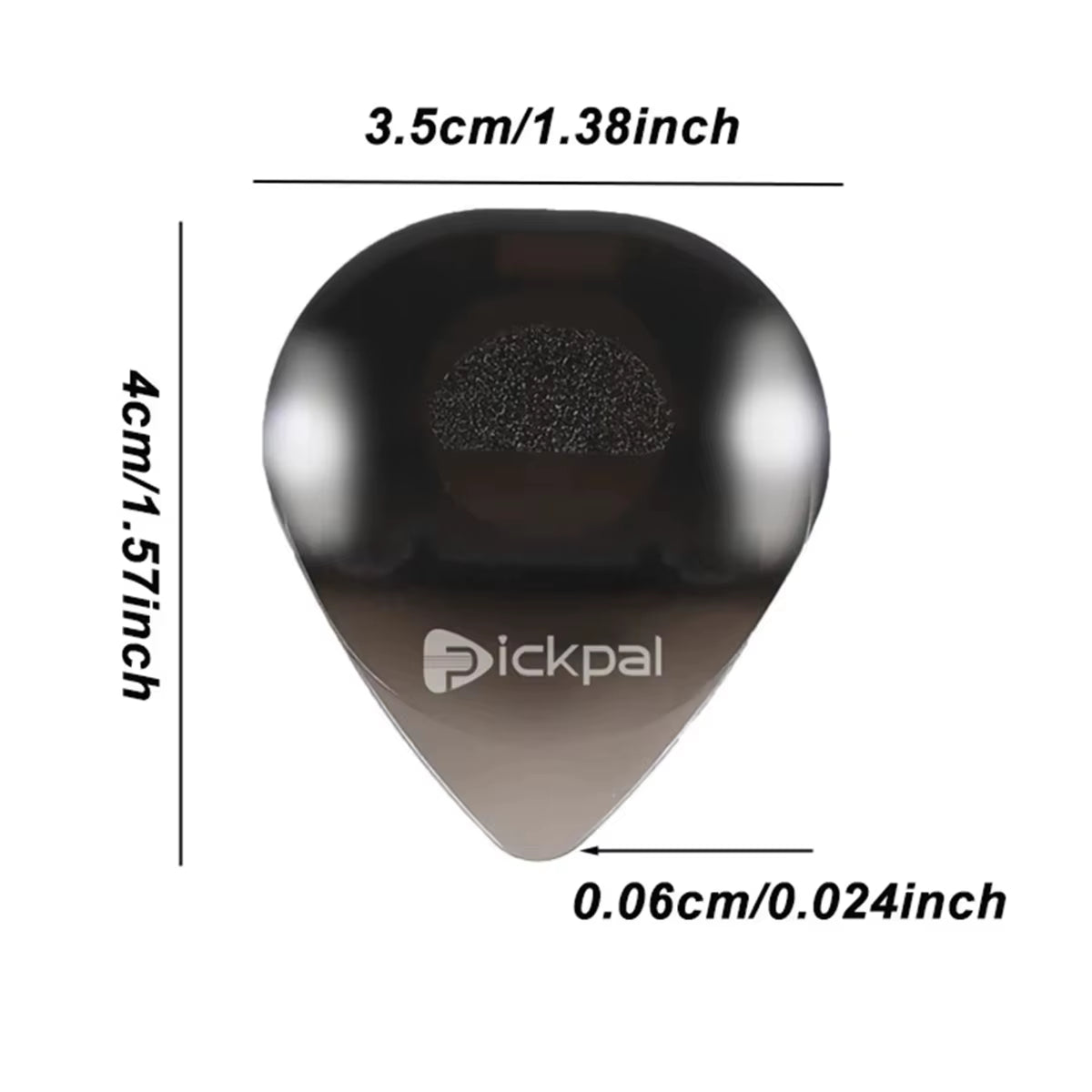 LED Luminous Guitar Pick - ABS Electric Guitar Picks with Three-Color Light Options (White/Green/Purple)
