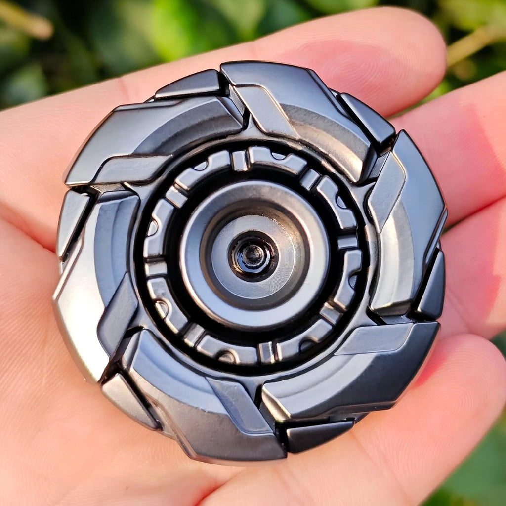 EDC Fidget Sliders Open Armor Spinning Topfidget Toys Stress Relief for Adults Magnetic Metal