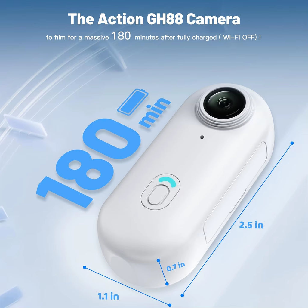 Mini Body Camera Helmet Handlebar Motorcycle Road Sport Cam Battery Body Cam Full Hd Sports Action Wifi H88 Camera