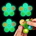 Glow in the Dark Fidget Toy, Goodie Bag Stuffers, Fidget Spinner for Stress Relief, Halloween for Kids, Sensory Fidget Toy for Kids, Fidget Packs for Fidget Party Favors