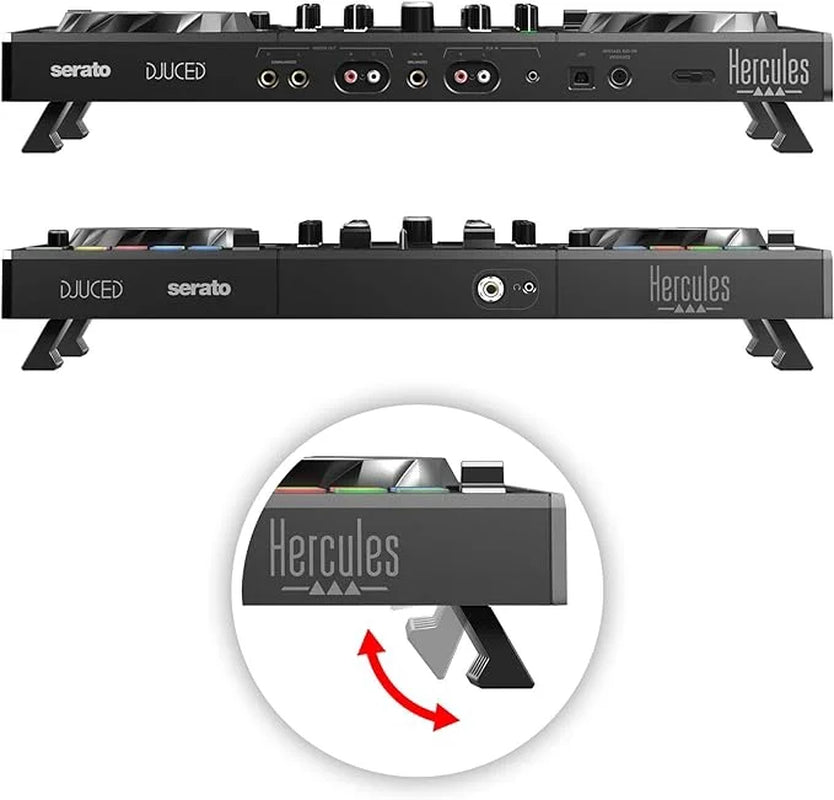 Djcontrol Inpulse 500: 2-Deck USB DJ Controller for Serato DJ and DJUCED (Included)
