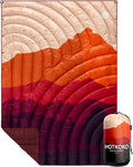 Camping Blanket,Lightweight Puffy Printed Camping Blanket Packable Outdoor Blanket for Camping,Traveling, Stadium, Hiking, Picnics