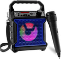 RISEBASS Karaoke Machine for Kids & Adults Singing Machine Speaker with Microphone, Blue